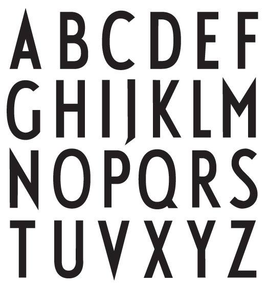 Dobrze znany architekt, Arne Jacobsen zaprojektował taki oto font. Znacie innych architektów, którzy podjęli się projektowania krojów pism?